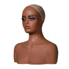 J&F Realistic Europe America Female Mannequin Head Shoulder Display (DC 410 GM2) New