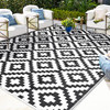 Outdoor Plastic Straw Rug, 9x12 Outdoor Rug, Area Rug, Large Portable Waterproof