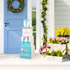Glitzhome Wooden Double-Sided Easter Porch Decor 24.5" H - B08T6LPFCJ New