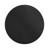 RESILIA ROUND UNDER GRILL MAT DIAMOND PLATE SMALL 27-INCH DIAMETER - BLACK