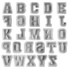 Large Resin Alphabet Mold 6 Inch 26 Pack Capital Small Letter Handmade Casting New