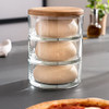 ooni Glass Storage Bowls - Glass Stackable Storage Containers B099RWVM2N - Clear New