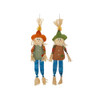 CHAPVER HANGING SCARECROW FALL HARVEST DECORATION 2407DCR60 - 2 PACK MULTICOLOR New