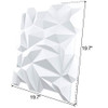 Art3d Wall Panel Wave Pack of 12 19.7"x19.7" B07KM335ZR - White New