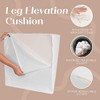 Trickonometry Leg Elevation Pillow Memory Foam Velvet Removable Cover - Grey New