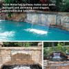 YUDA 24" Water Pool Fountain 304 Stainless Steel Wide Water Fall B09C1JS572 New