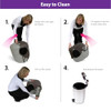 Omega Paw Premium Roll 'n Clean Litter Box Large,Cat, Peral Blue (PR-RA20-1) New
