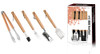 NORTH POINT 5PIECE BBQ TOOL SET HEAVY-DUTY STAINLESS-STEEL CONSTRUCTION