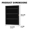 DISPLAYGIFTS 36 Souvenir Tea Spoon Display Case Rack Mountable Cabinet Frame