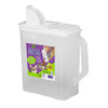 Buddeez 6-Quart Dispenser Pet Food Bird Seed White Large 01206W-BAG - NEW New