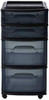 Home Products International 4 Drawer Cart Medium Black B00KS7ELPU - NEW New