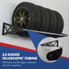 Eagle SafeRacks Wall Mount Tire Rack Garage Adjustable Tire Storage 400 lb Black New