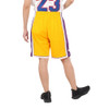 Mitchell Ness NBA Swingman Shorts Lakers 09 - Light Gold LG New