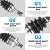 ISEYEC FRONT RIGHT CV AXLE SHAFT FOR ARCTIC CAT 400 650 06-11, DPCVA094NC