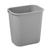 Rubbermaid Commercial Products Wastebasket, Gray, 7-Gal, Pack of 12 New