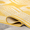 NULOOM 5FT X 8FT LOOMED RECTANGULAR AREA RUG - YELLOW/WHITE