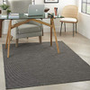 Nourison Home Positano Charcoal 4' x 6' Area Rug Easy Clean Non Shedding