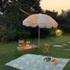 SUBEIXI Green Outdoor Rug 5x8ft Modern Area Rug - Blue New