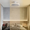 Bladeless LED Ceiling Fan with Remote Control 19.6" Ceiling Fan B09MP38KDG New