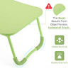 Nnewvante Lap Desk Bed Table Tray Eating Writing Foldable iPad Slots - Green