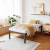 ZIYOO Twin Size Bed Frames 16 Tall, 3 Wide 2500lb Support Foam Mattress NO BOX New