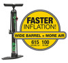 Bell Air Attack 450 High Volume Bicycle Pump B01LW86KWS - GREY New