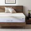 LUCID Topper 2 Inch Ventilated Memory Foam Mattress, King New