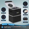 Knode Car Trash Can with Lid Waterproof Trash Bin for Car C012-B - Black New