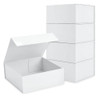 CECOBOX Gift Boxes with Lids Presents Magnetic Closure Box (White) New