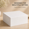 CECOBOX Gift Boxes with Lids Presents Magnetic Closure Box (White) New