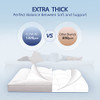 ELEMUSE Extra Thick Cooling King Mattress Topper 1300 GSM B09N8JWQG4 - NEW New