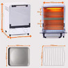 110V 12L Mini High Temperature Heat Metal Tool CleaningCabinet 1KW Timer New