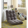 Loungie Microplush Recliner Chair, Grey New
