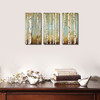 Juhuso 3 Pieces White Birch Trees Canvas Wall Art Falling Leaves B098DVLYJG New