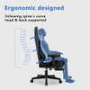 XCGAME Gaming Chairs Office Desk Chair with Lumbar Support - Black New