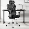 KERDOM Ergonomic Office Chair Breathable Mesh Gaming Chair (S-Black) New