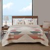 Pendleton 24451 Palm Canyon Pieced Quilt Set King Sandshell Multicolor New