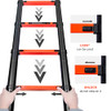 Palumie Aluminum Telescoping Ladder 10.5FT Extension Extendable Ladder New