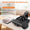 AKEYDIY 15" x 15" Heat Press for T Shirts Slide Out - Fast Heating, 15x15 Black New