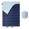 AMAZON BASICS DOUBLE SLEEPING BAG FOR ADULTS 3 SEASON - NAVY