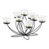 Zingz & Thingz Romantic Collection Candelabra Centerpiece Candle Holder - Black New
