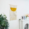 DECOPICK Macrame Woven Wall Hanging Tapestry Fabric Bohemian - Egg white/yolks New