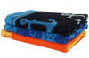 Kaufman - Soft Oversized Beach Towels 40" x 70" Velour Jacquard (3 Pack) New