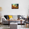 DEORAIO Flower ButterflyWall Canvas Wall Art Colorful Scenery - B0DB1XQH3C New