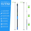 EVERSPROUT 5'-12' ALUMINUM TELESCOPIC EXTENSION POLE - BLACK/BLUE New
