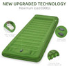 FNARMW CAMPING SLEEPING PAD WITH PILLOW BUILT-IN FOOT PUMP - GREEN New