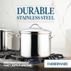 FARBERWARE CLASSIC SERIES 16 QUART STOCK POT WITH LID - STAINLESS STEEL New