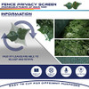 Windscreen4less 1PC 4' x 14' Ivy Leaf Decorative Fence Screen B00ZDZS4LE - Green