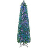 Goplus 6ft Fiber Optic Pencil Christmas Tree Pre-Lit Colorful Lights B0CB837HLQ