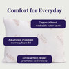 Dr. Pillow Thera Copper Pillow 1 Count Pack of 1 White New